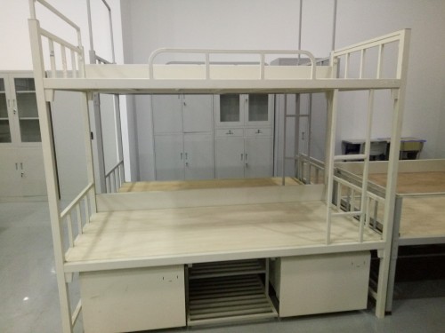 Bunk Bed With Portable Study Table