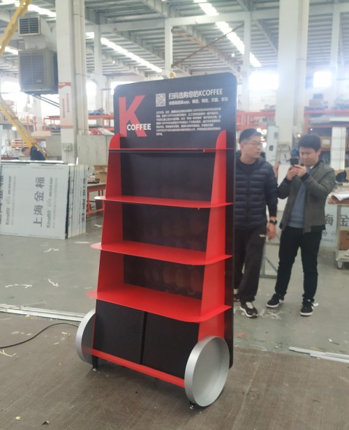 K-COFFEE Signature Mobile Merchandising Rack